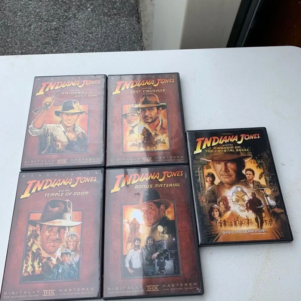 Indiana Jones DVDs 
